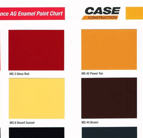 case tractor paint colors